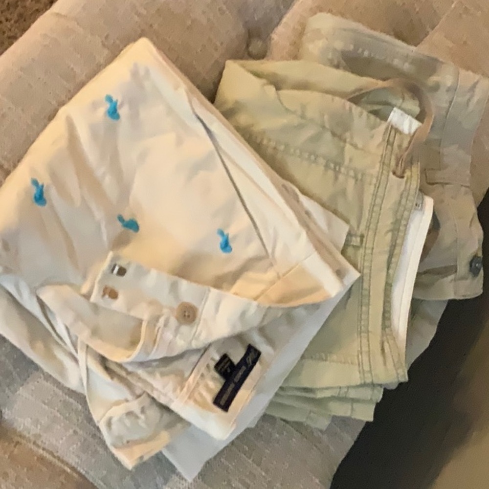lot of 3-cargo shorts-brooks-old navy-union-size 2